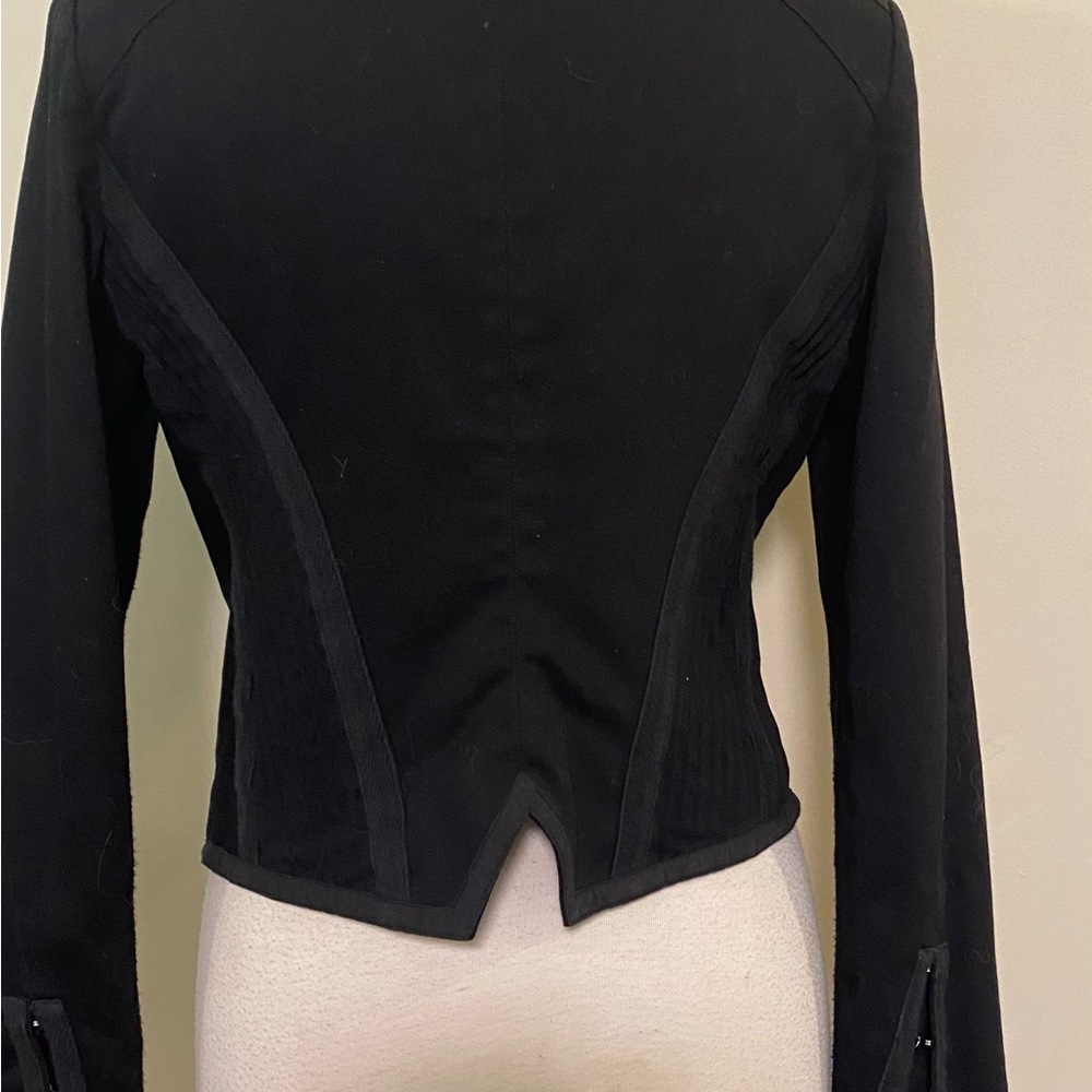 Blue Juice size 14 Black Sculptured Jacket - Picture 10 of 13